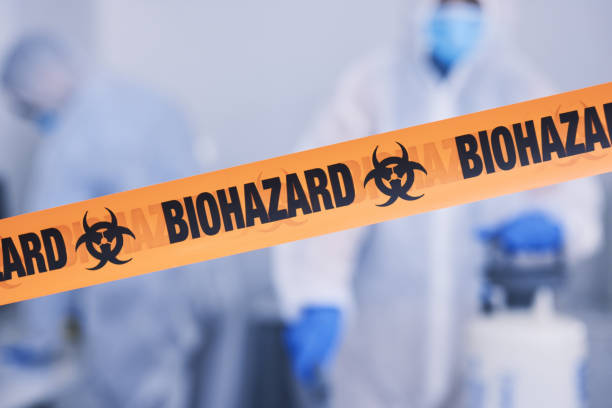 Professional Biohazard technician working in Plainview, NY